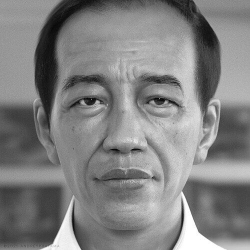 Jokowi_Face_BW