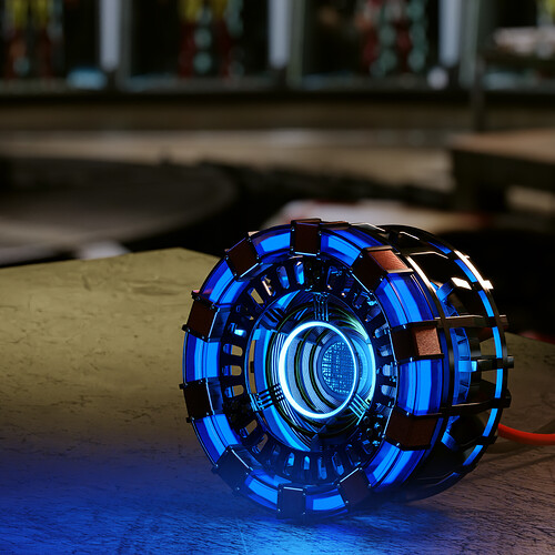 arc reactor iron man 3