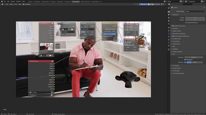 How do I render with the camera video Background? - Lighting and ...