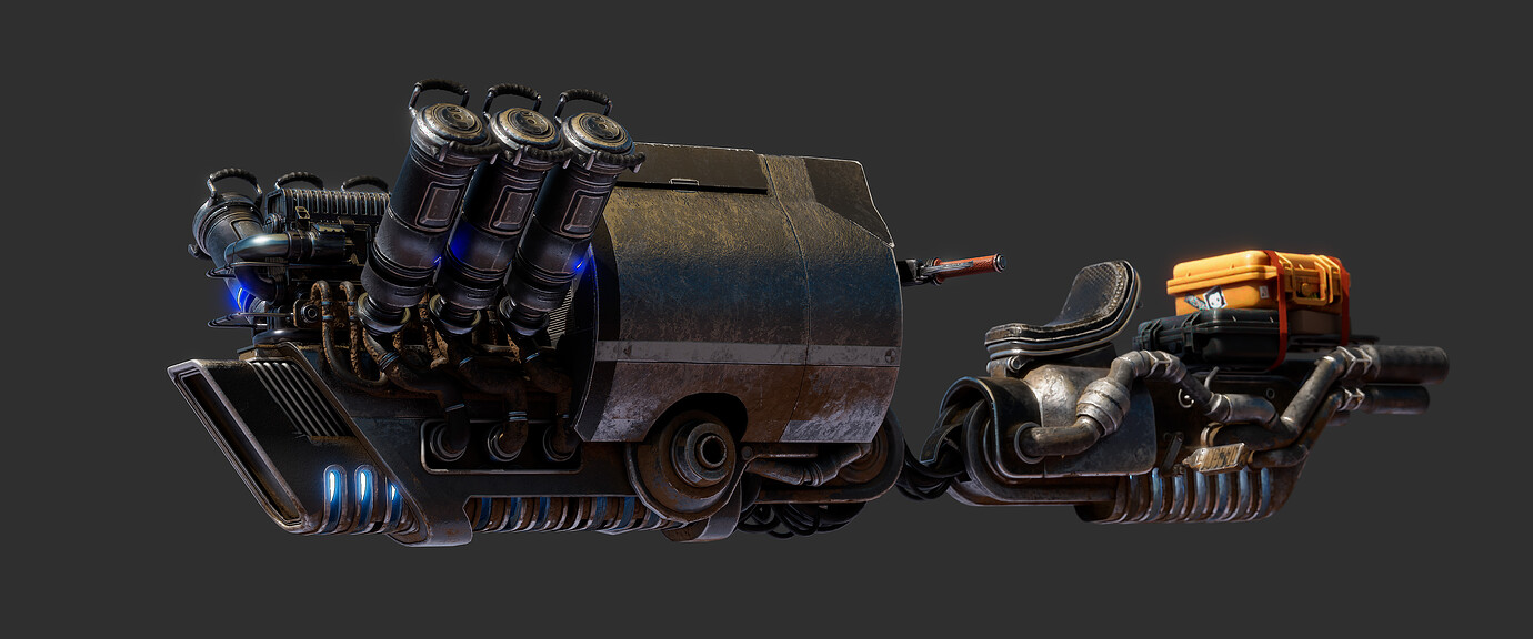 Sci-Fi Speeder - Finished Projects - Blender Artists Community