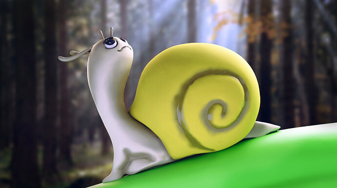 Cute snail