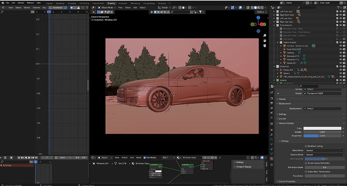 Viewport view motion blur render