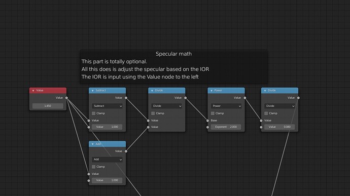 Node Tree Specular