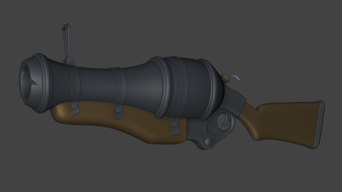 loose cannon wip 7 highpoly