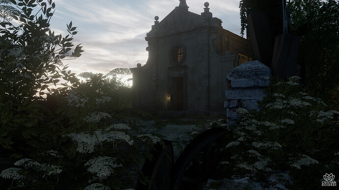 Cristian-Boiardi---A-church-at-sunset-in-the-18th-century-in-Romagna--alternative_view-