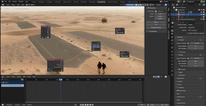 Castle - compositing