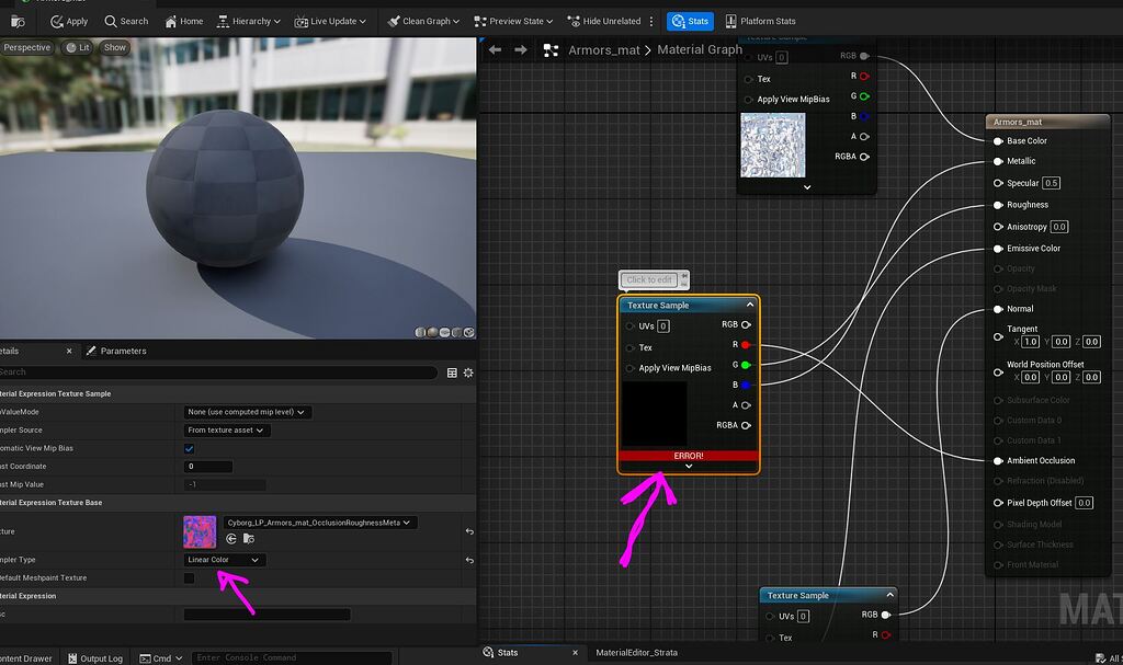 Linear Error in Unreal Engine - Game Engine Support and Discussion ...