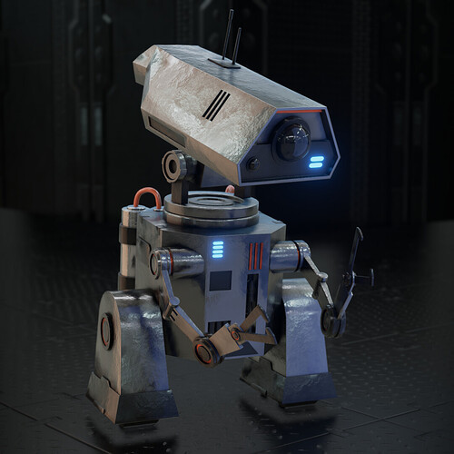 Worker Robot - Finished Projects - Blender Artists Community