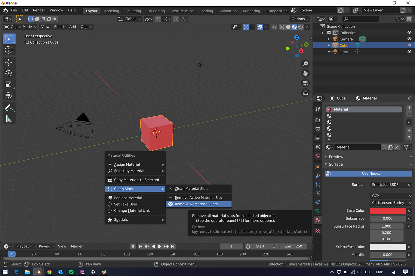 How deleting all materials and material slots? - Materials and Textures ...