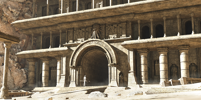 temple kitbash