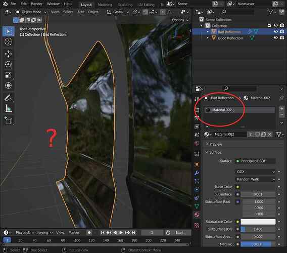 Smooth surface reflection issue - Modeling - Blender Artists Community