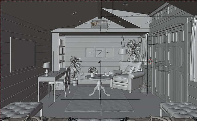 Finished Cape Cod Shed Interior - Finished Projects - Blender Artists ...