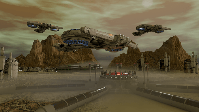 Launching the Warships