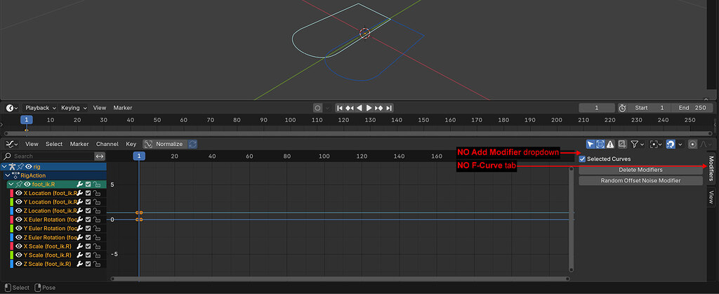 Graph Editor Modifiers Graph Editor's Add-Modifier Dropdown and F-Curve Tab are Not Available ...
