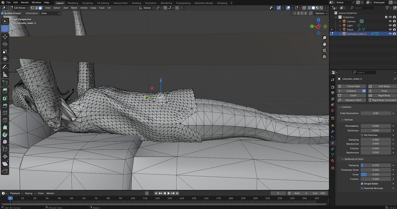 Collision issue for cloth simulation - Particles and Physics ...