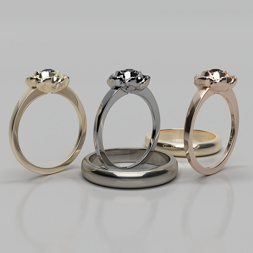 Rings with Cycles