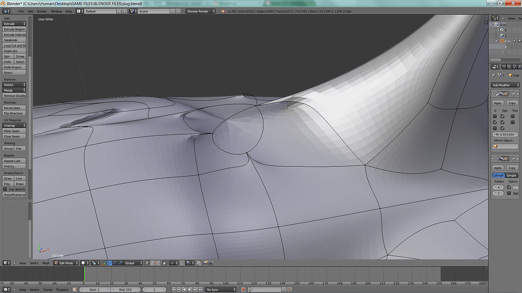 Subdivide Artifacts (look Like Thorns) - Modeling - Blender Artists ...