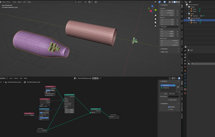 Geometry Nodes Snap object to vertex group - Animation and Rigging ...