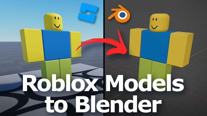 How to import Roblox models in Blender YT