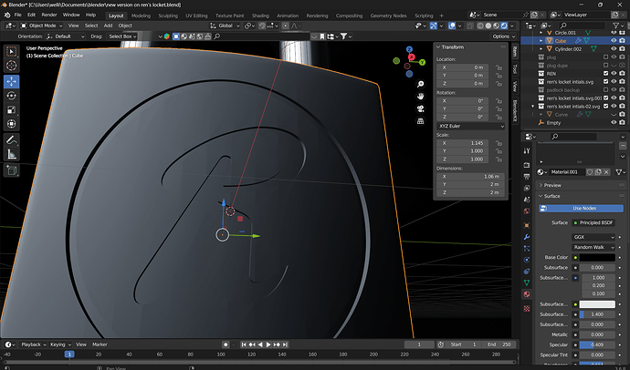 Engraving Problems with SVG File - Modeling - Blender Artists Community