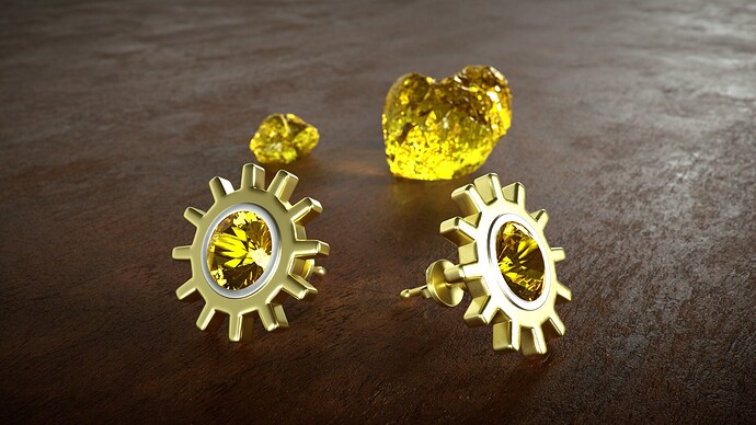 citrine earrings1
