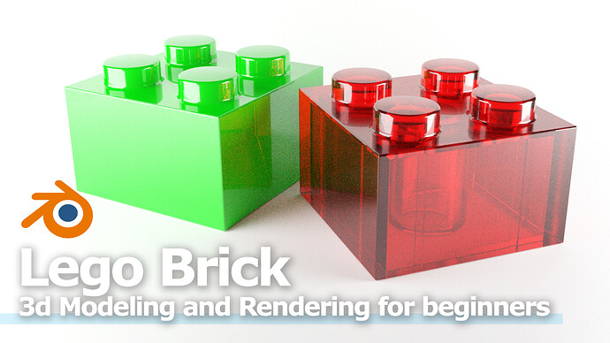 Blender-Lego-Brick-3D-Modeling-Rendering-Tutorial