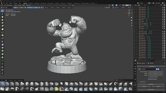 sculpting