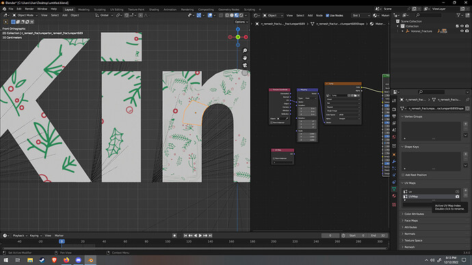 Project from view texture looks different in Object mode compared to ...