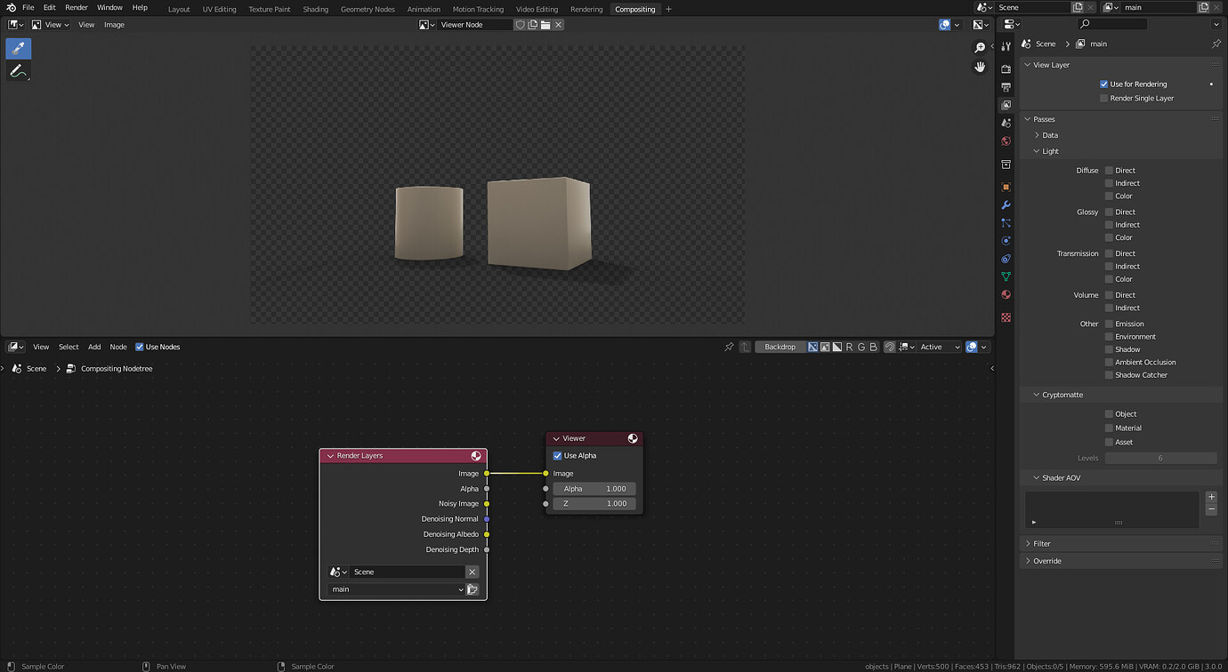 Compositing with transparent background - Compositing and Post ...
