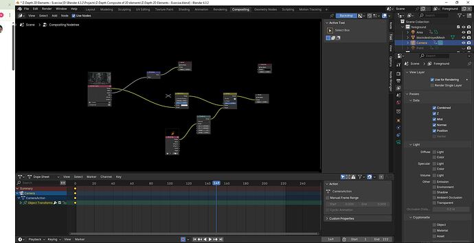 Problem With Compositing 2D Elements In Z Depth - Compositing and Post ...