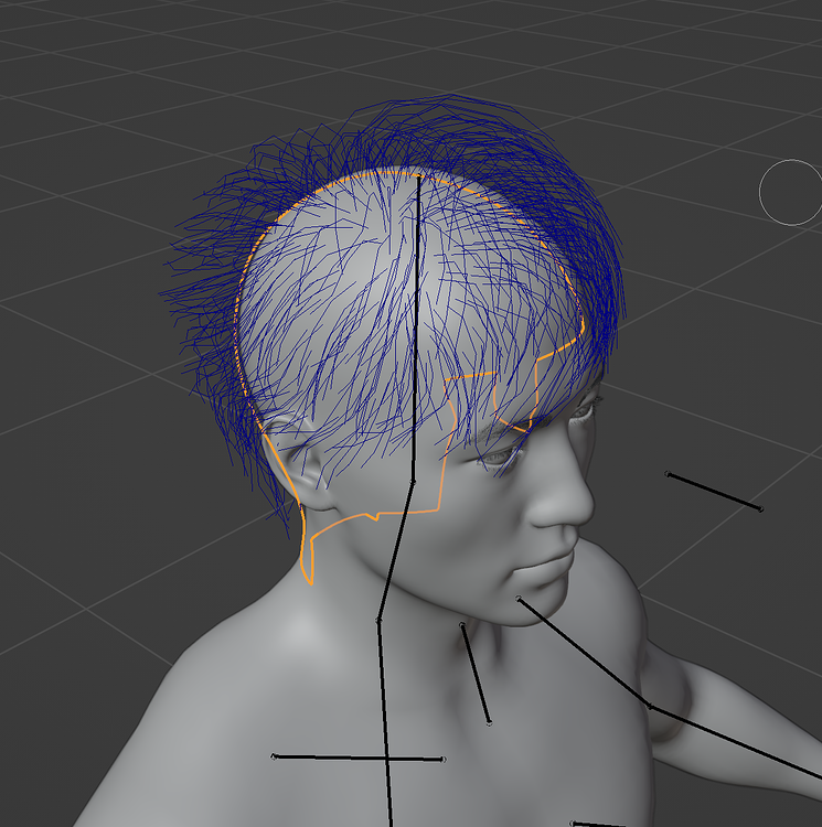 Hair Dynamics Automatic Weight - Particles and Physics Simulations ...