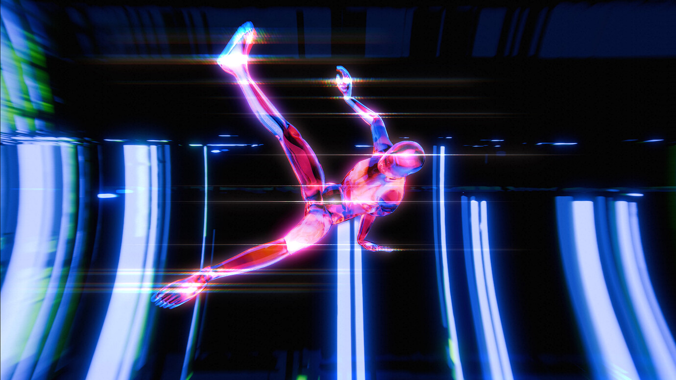 Bubbly Bouncy BBoy /// Dark Glitch Psychedelic Breakdancer Animation ...
