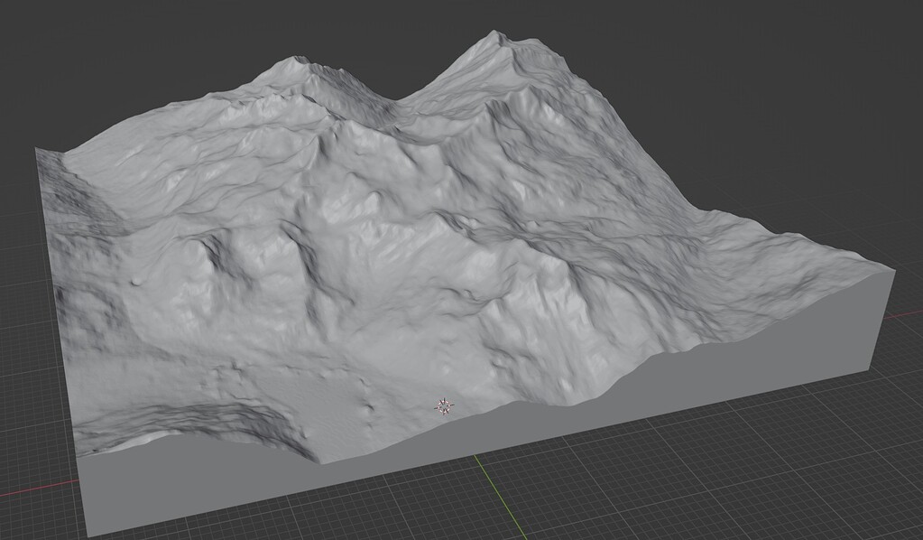 Create a combined 3d landscape using multiple real world data sources ...