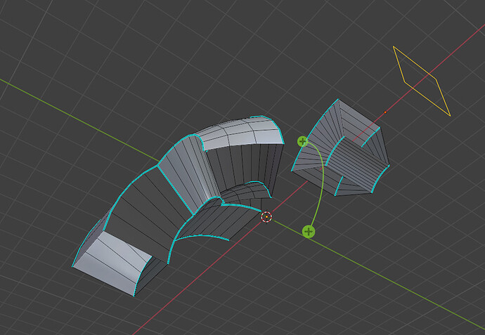 Spinned mesh without interior faces? - Modeling - Blender Artists Community