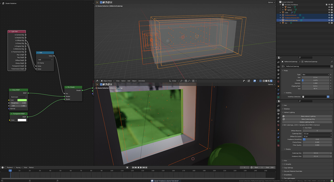 Irradiance Volume, Environment Map and Glass Transparency - Lighting ...