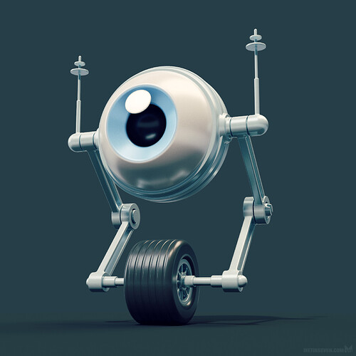 metin-seven_3d-print-modeler-toy-character-designer_wifi-eye-unicycle-robot