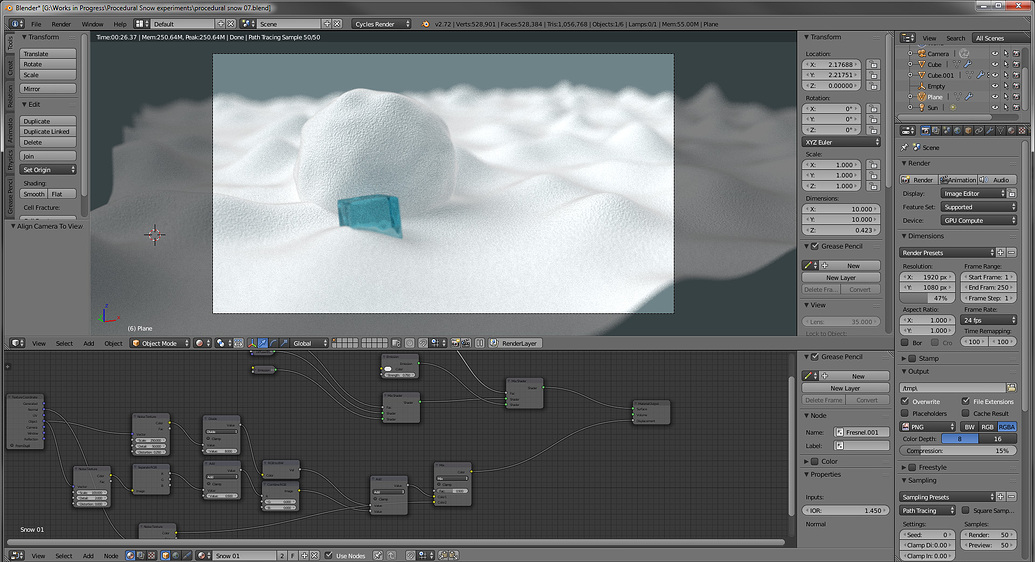 Displacement texture different in Preview vs. Render - Materials and ...