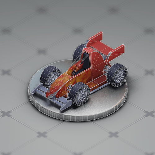 f1 car post wire