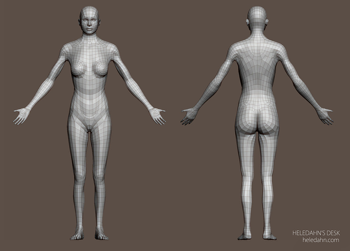 heledahn-blaze-animation-topology-blender-zbrush