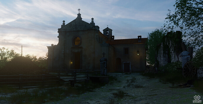 Cristian-Boiardi---A-church-at-sunset-in-the-18th-century-in-Romagna-render_color