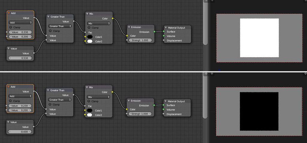 Cycles Render Engine - inconsistent Math Node values - Materials and ...