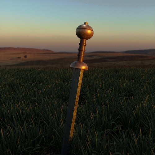 Gladius Sword in the grass