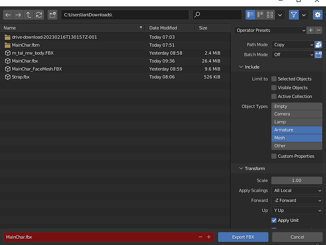 FBX Export Not Saving Textures/materials - Materials And Textures ...