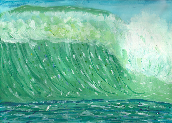 Gouache Wave