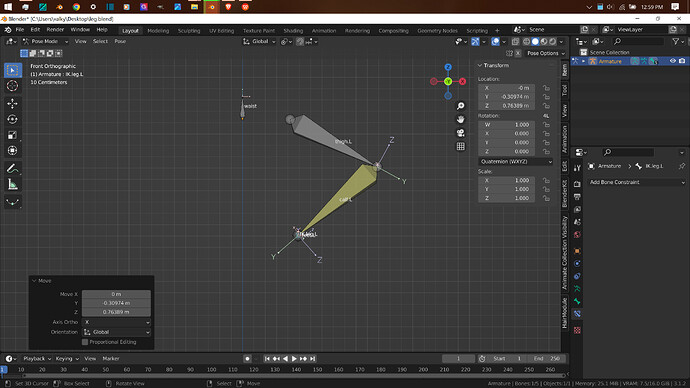Leg bending IK - Animation and Rigging - Blender Artists Community