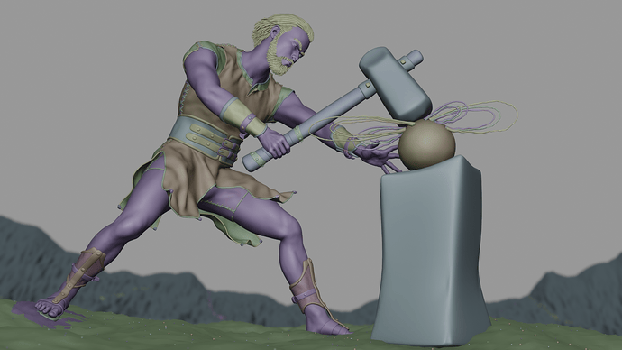 Forging the Sun_matcap