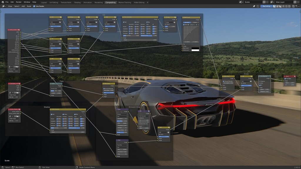 Node System - Horizontal vs Vertical - Compositing and Post Processing ...