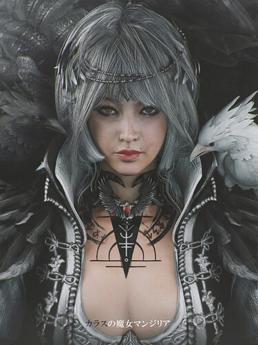 Manjilia_the crow witch