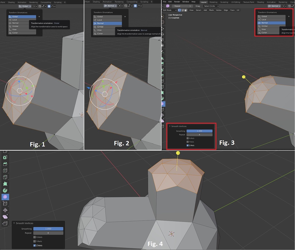 How to apply an orientation transform to smooth vertices? - Basics ...