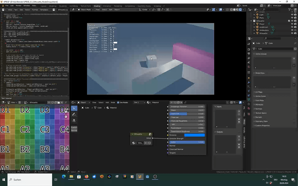 Silhouette NodeGroup (UPBGE 0.3) - Game Engine Resources - Blender ...